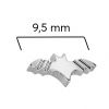 Náhradní ozdoba netopýr k dermálu / labretě TITAN, 1,2 mm