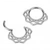 Ocelový kruh - helix / cartilage / septum piercing