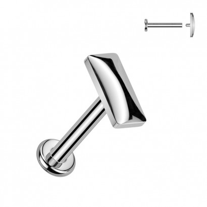 Piercing do brady - labreta TITAN (1,2 x 6 mm)