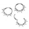 Ocelový kruh - helix / cartilage / septum piercing