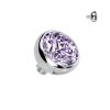 Náhradní kulička s kamínkem TITAN, závit 1,2 mm, 3mm (světle fialová)