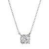 Stříbrný náhrdelník ELEN 12M00005 moissanite