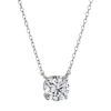 Stříbrný náhrdelník ELEN 12M00006 moissanite