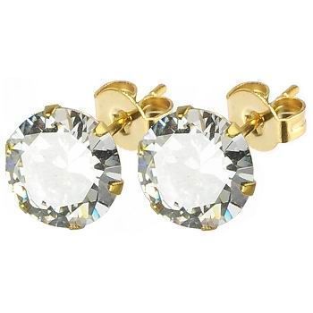 Naušnice pecky chirurgická ocel HWFXTSE01g (6 mm)