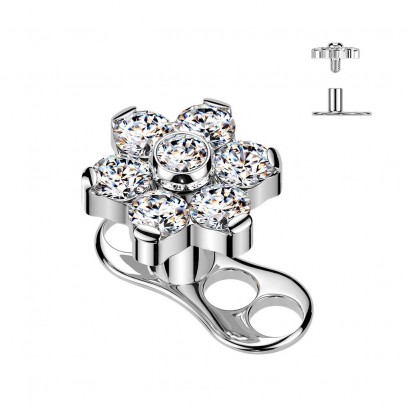 Kompletní microdermal piercing TITAN