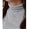 Sada šperků s krystaly Swarovski náušnice,řetízek a přívěsek růžová kytička 39172.3 light rose