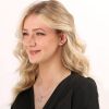 Sada šperků s krystaly Swarovski náušnice, řetízek a přívěsek fialový kosočtverec 39126.3 amethyst