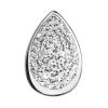 Stříbrný přívěsek s krystaly Swarovski bílá slza 34185.1