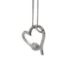 Stříbrný přívěsek s krystaly Swarovski růžové srdce 34183.3