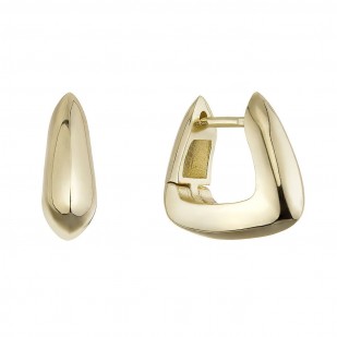 Pozlacené masivní náušnice kruhy 61155