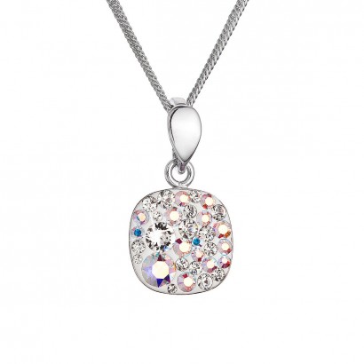 Stříbrný náhrdelník se Swarovski krystaly 32088.2 ab