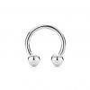 Piercing - podkova (3,0 x 16 mm, 6 mm)