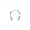 Piercing - podkova (3,0 x 16 mm, 6 mm)