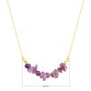 Náhrdelník s kamenem ametyst 42037.3 ocel