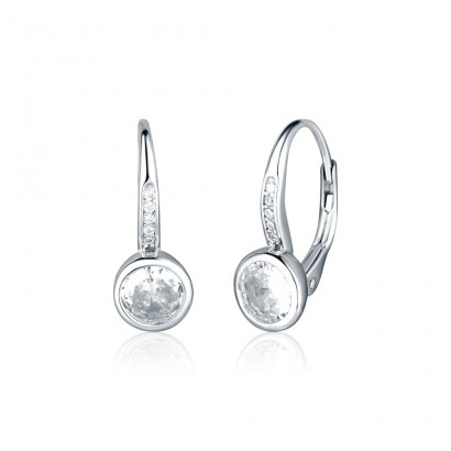 Stříbrné náušnice se zirkony