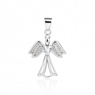 Stříbrný přívěsek anděl strážný