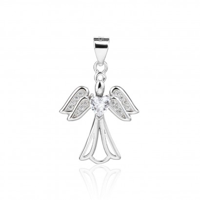 Stříbrný přívěsek anděl strážný