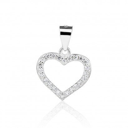 Stříbrný přívěsek srdíčko