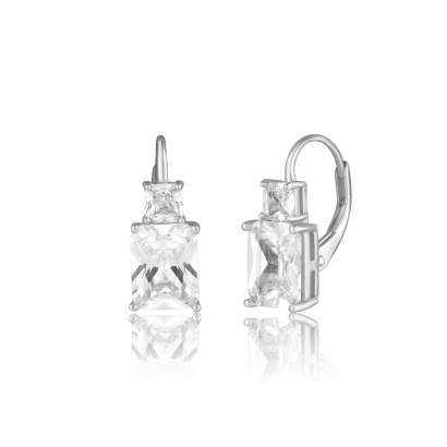 Stříbrné náušnice se zirkony