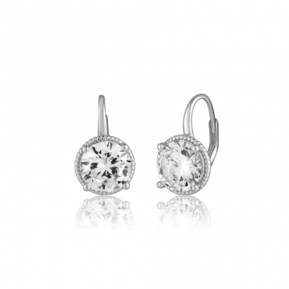 Stříbrné náušnice se zirkony