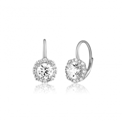 Stříbrné náušnice se zirkony