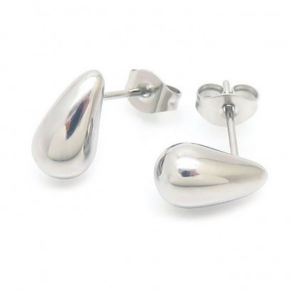 Ocelové náušnice kapky