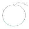 Stříbrný náramek s amazonity 13112.3