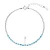 Stříbrný náramek s apatity 13112.3