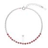 Stříbrný náramek s granáty 13112.3