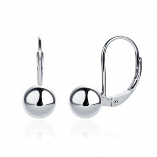 Stříbrné náušnice kuličky 7mm