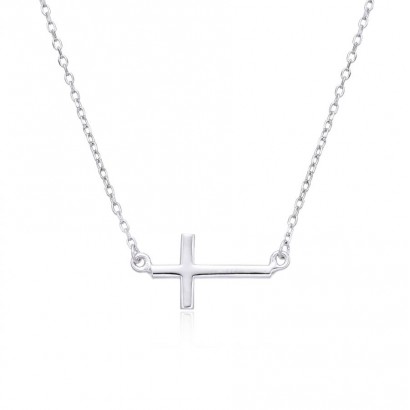 Stříbrný náhrdelník kříž
