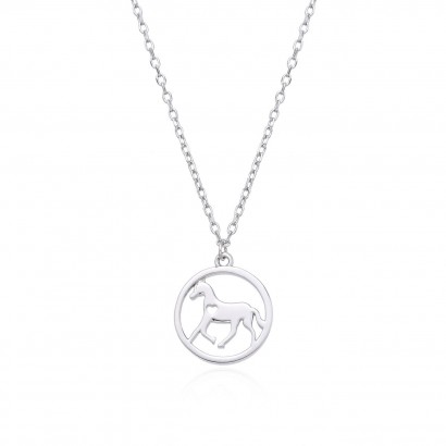 Střibrný náhrdelník kůň