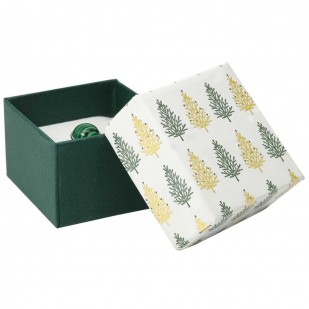 Vánoční dárková krabička na prsten nebo náušnice