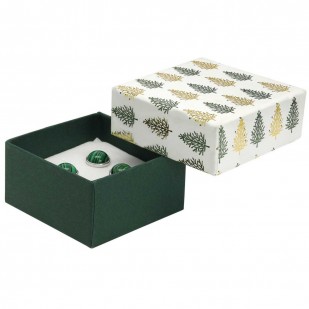 Vánoční dárková krabička na soupravu šperků