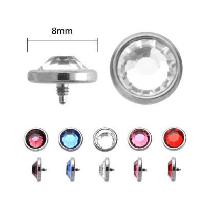 Náhradní díl k mikrodermálu extra velký 8mm (červený)