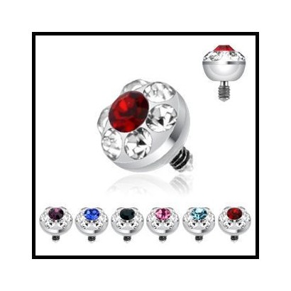 Náhradní díl k mikrodermálu s krystalky (fialový)