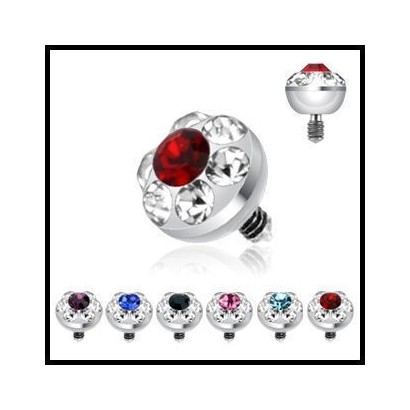 Náhradní díl k mikrodermálu s krystalky (růžový)