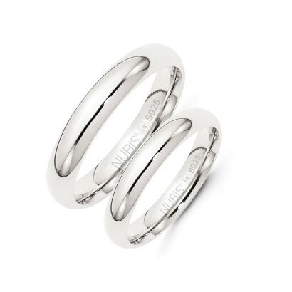 Snubní prsteny, stříbro AG 925/1000 - pár