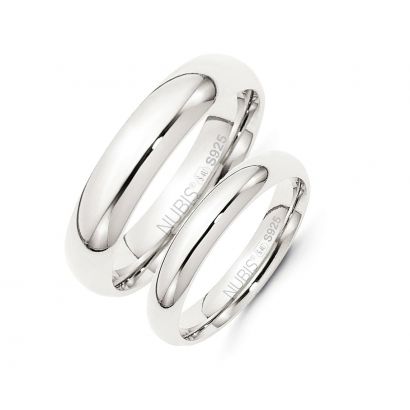 Snubní prsteny, stříbro AG 925/1000 - pár