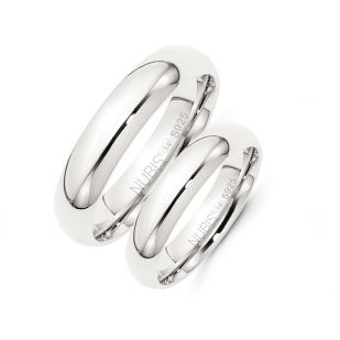 Snubní prsteny, stříbro AG 925/1000 - pár