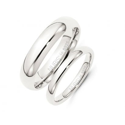 Snubní prsteny, stříbro AG 925/1000 - pár
