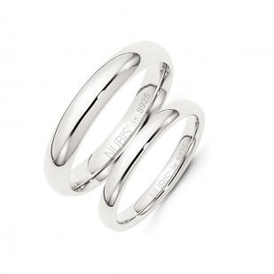 Snubní prsteny, stříbro AG 925/1000 - pár