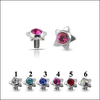 Náhradní díl k mikrodermálu hvězdička (čirá)