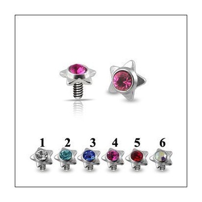 Náhradní díl k mikrodermálu hvězdička (červená)