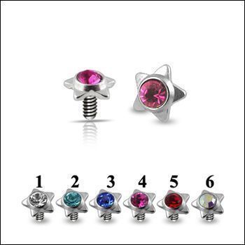 Náhradní díl k mikrodermálu hvězdička (tyrkysová)