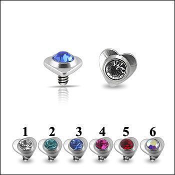 Náhradní díl k mikrodermálu srdíčko (tmavě modrá)