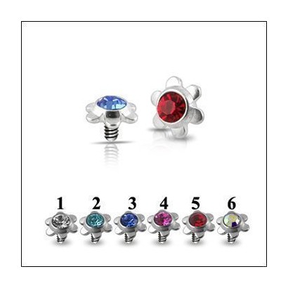 Náhradní díl k mikrodermálu kytička (tyrkysová)