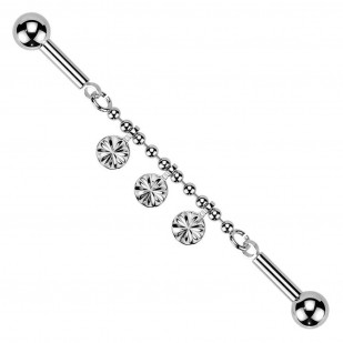 Industrial piercing ozdobný