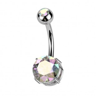 Piercing do pupíku - TITAN, barva: duhová