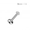 Piercing do brady - PUSH IN labreta TITAN Moissanit 0.06ct (2,5mm)